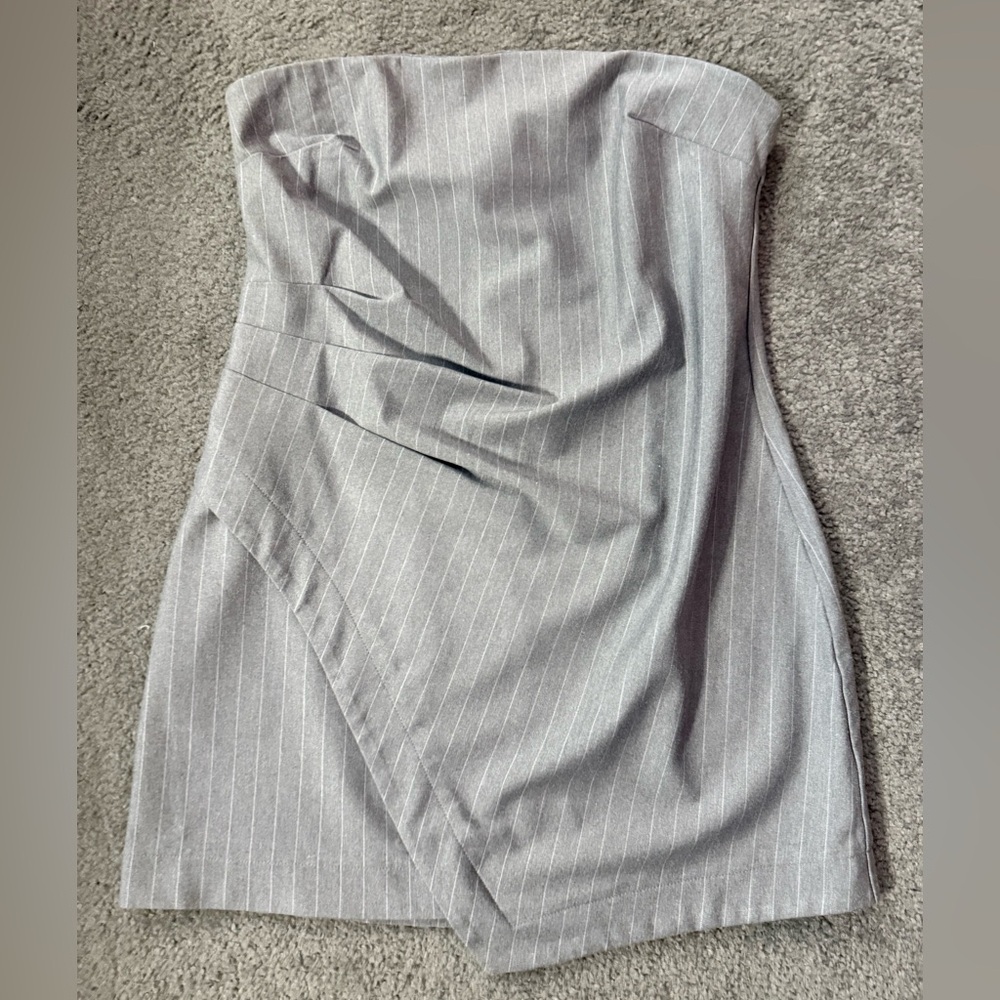 Wild Fable Gray Strapless Dress